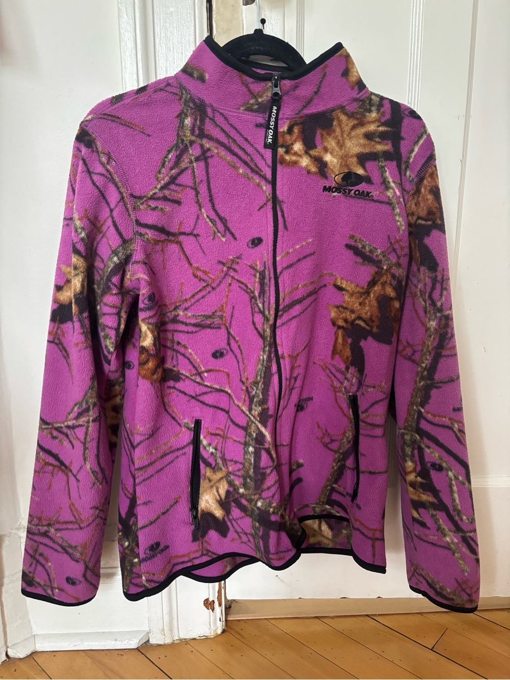 Mossy Oak Purple/Pink Camo Fleece Jacket
